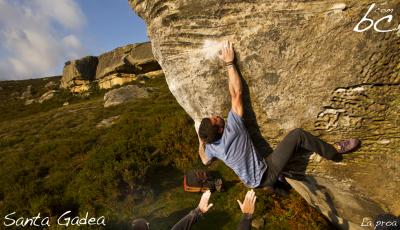 Eder working on "La proa"